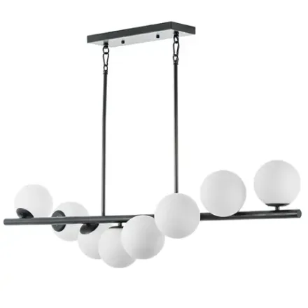 815187 Люстра CROCO 8х40W E14 ЧЕРНЫЙ МАТОВЫЙ Lightstar