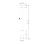 Подвесной светильник 50248/1 LED/ белый, LED