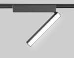 Светильник светодиодный трековый для шинопровода Magnetic Ultra Slim GV1486 BK черный IP20 10W 4200K 48V 230*26*80