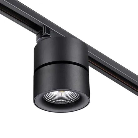 358785 PORT NT21 283 черный Светильник трековый однофазный трехжильный IP20 LED 25W 4000K 2200Лм 100-265V GRODA