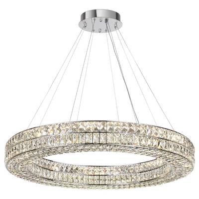 4927/98L L-VISION ODL24 599 хром/металл/хрусталь Люстра LED 98W 4000K 5850Лм PANTA