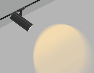 Светильник светодиодный трековый Magnetic 48V 10mm GL2301 BK черный IP20 6W 3CCT 3000/4200/6400K D35*80