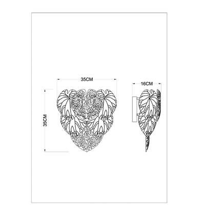 Настенный светильник ARTE LAMP KAPRI A4078AP-2GO, 2хE14