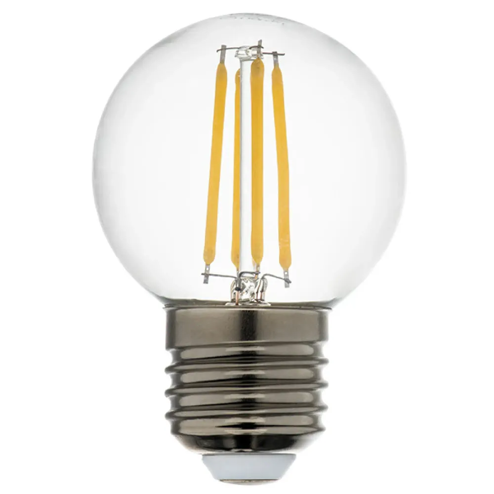 933824 Лампа энергосберегающая LED FILAMENT 220V G50 E27 6W=65W 400-430LM 360G CL 4000K 30000H 933824 Лампа энергосберегающая LED FILAMENT 220V G50 E27 6W=65W 400-430LM 360G CL 4000K 30000H