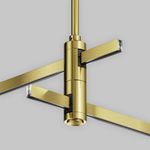 Крепление потолочное Medium двойное 300мм Flarity латунь, TRA158C-D1-BS. TM Maytoni