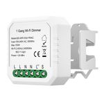 ST9000.500.01C WIFI реле 1 канал, 10A Белый - -*Max 2300W/250W - Ra  IP20 L46xW46xH18 100-240V