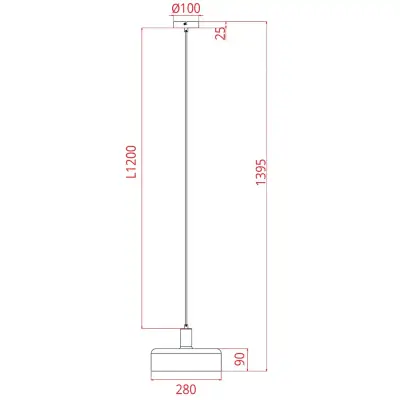 Подвесной светильник Arte Lamp SKAT A7052SP-1BK, 1хE27