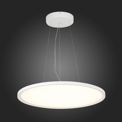 ST602.543.56 Светильник подвесной Белый LED 1*56W 4000K 5 040Lm Ra>80 120 IP20 D600xH35 90-265V