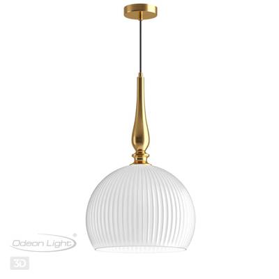 4765/1 PENDANT ODL21 491 белый/бронзовый Подвес E27 60W RUNGA
