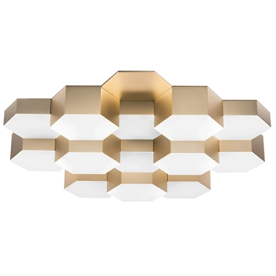 750161 Люстра потол FAVO LED-80W 3840LM Satin Gold 3000K Lightstar