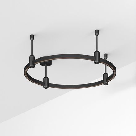 Основание ART-APRIORI-ROUND-ROD-200-R600 (BK) (Arlight, IP20 Металл, 3 года)