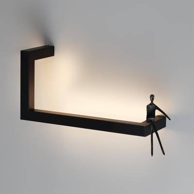 7153/10WL HIGHTECH ODL26 Настенный светильник  черный/акрилл/металл IP20 LED 10W 3000K 220V GRAFIC