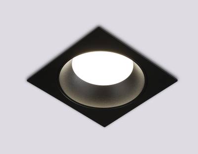 Светильник встраиваемый TN52339 SBK черный песок GX53 max 12W 115*115*25