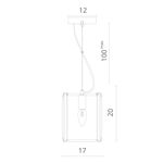 Подвесной светильник Divinare OSTIN 1100/02 SP-1, 1хE14