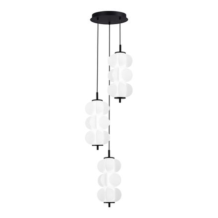 SL6121.403.03 Светильник подвесной ST-Luce Черный/Белый LED 3*8W 3000K