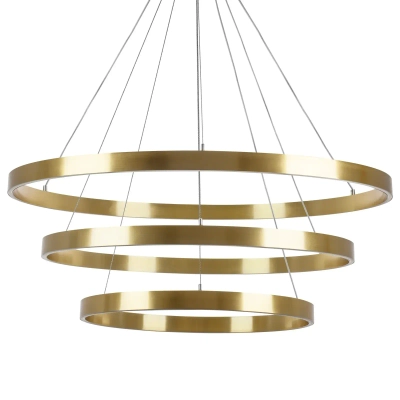 748223 Люстра SATURNO LED 132W 11000LM 70G ЗОЛОТО 3000-6000K