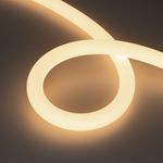 Светодиодная лента герметичная MOONLIGHT-TOP-A336-D25mm 24V Warm3000 360deg (14.4 W/m, IP65, 2835, 5m, wire x2) (Arlight, Вывод кабеля прямой)