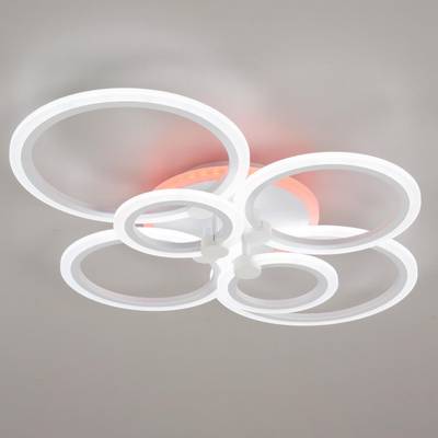 Citilux Сента CL237B160E RGB Люстра с пультом Белая