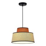 SL1354.423.01 Светильник подвесной ST-Luce Черный/Кирпичный,Бежевый, Черный E27 1*40W