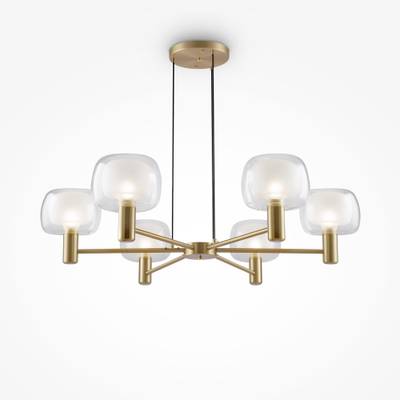 Подвесной светильник Vision E14х6, MOD411PL-06G. TM Maytoni