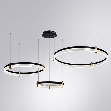 Подвесная люстра Arte Lamp MERCURY A2185SP-3BK, 1хLED