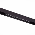 ST361.436.12 Магнитный трековый светильник Черный LED 1*12W 3000K 1 009Lm Ra>80 36° IP20 L222xW22xH44 48V