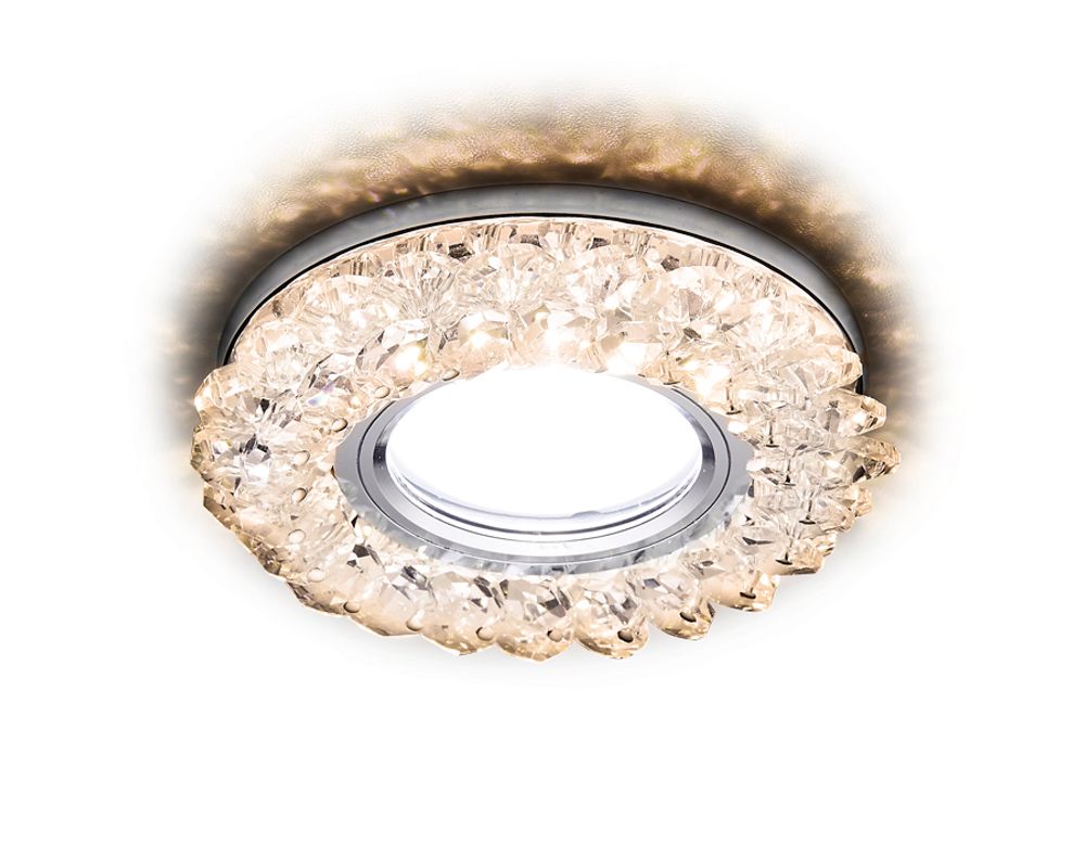 Встраиваемый точечный светильник со светодиодной лентой S701 CL/CH/WW хром/прозрачный MR16+3W(LED WARM) Встраиваемый точечный светильник со светодиодной лентой S701 CL/CH/WW хром/прозрачный MR16+3W(LED WARM)