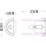 Настенный светильник Arte Lamp SECUNDA A1003AP-1CC, 1хE14