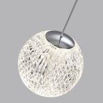 5007/5LA L-VISION ODL24 583 хром/металл/акрил Подвес LED 5W 4000K 365лм CRYSTAL