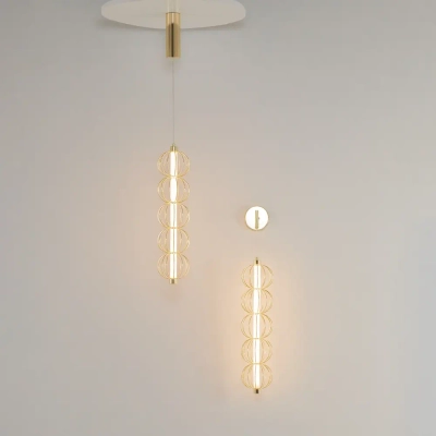 Подвесной светильник Золотая клетка / Golden Cage 3000К 17Вт, MOD216PL-L10G3K. TM Maytoni