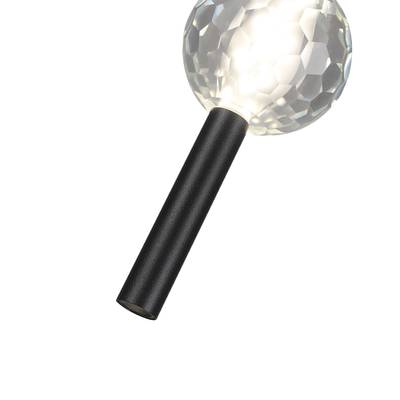 Светильник подвесной Crystal Lux ELVIRA SP8W LED 4000K BLACK 0490/202