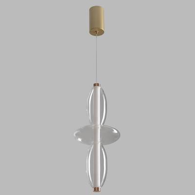 Светильник подвесной Crystal Lux QUASAR SP14W LED TRANSPARENT 3791/214