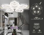 Светильник потолочный светодиодный с пультом FA4292/5 WH белый 120W 3000K+6400K/4200K/6400K+3000K D680*80 (ПДУ ИК)