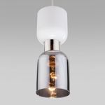 Подвесной светильник со стеклянным плафоном 50118/1 никель