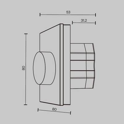 Роторная панель управления DALI Dim, 721033. TM Maytoni