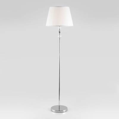 Торшер классический с абажуром 01072/1 хром, E27х1