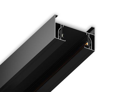 Шинопровод накладной однофазный Standard 220V GL7102 BK черный 1000*32.5*19.8 (ввод питания, 1 заглушка, крепление в комплекте)