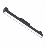 ST360.436.12 Магнитный трековый светильник Черный LED 1*12W 3000K 780Lm Ra>80 120 IP20 L406xW22xH44 48V