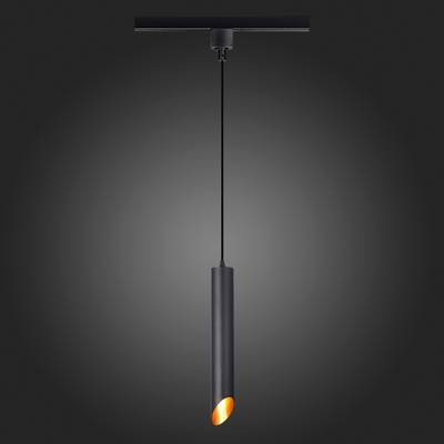 ST152.416.01 Светильник трековый Черный GU10 1*50W IP20 D60xH400 220V Без ламп