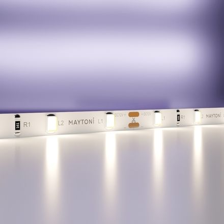Светодиодная лента 12В 2835 4,8Вт/м 4000K 5м IP20 5мм, 20008. TM Maytoni