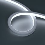 Лента герметичная NOVA-TOP-PU-A120-16x15mm 24V White7200 (10 W/m, IP68, 1m, wire x1) (Arlight, Полиуретан)