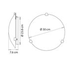 Потолочный светильник Arte Lamp PLAIN A3720PL-2CC, 2хE27