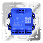 VLS030101 Выключатель встраиваемый VOLTUM S70 трехклавишный 10А, (белый глянцевый) (ТМ Maytoni)