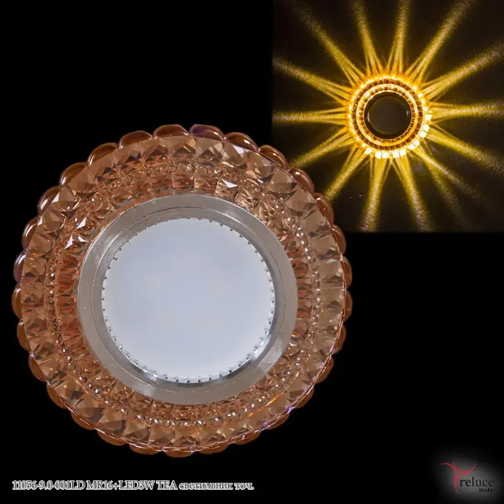 11056-9.0-001LD MR16+LED3W TEA светильник точечный Reluce, GU5.3х1 11056-9.0-001LD MR16+LED3W TEA светильник точечный Reluce, GU5.3х1