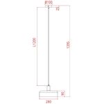 Подвесной светильник Arte Lamp SKAT A7052SP-1BK, 1хE27