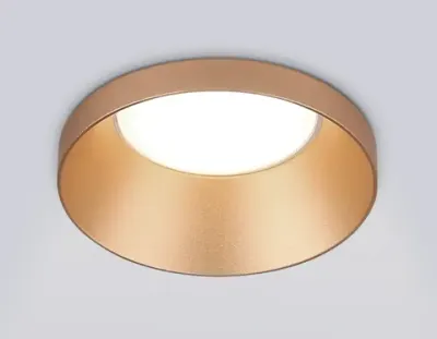 Светильник встраиваемый TN102803 GD золото GU5.3 D71*34