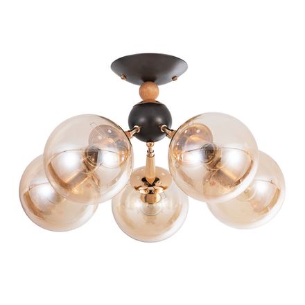 Потолочная люстра Arte Lamp BOSTON A4485PL-5BK, 5хE27