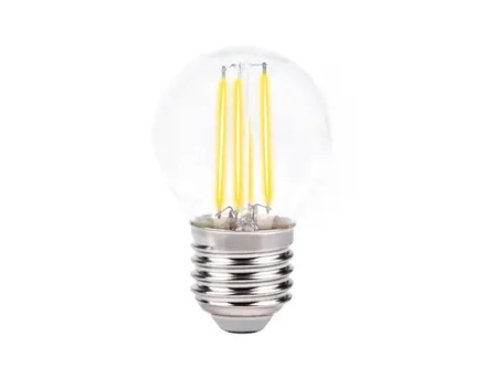 Светодиодная лампа Filament LED G45-F 6W E27 4200K (60W)