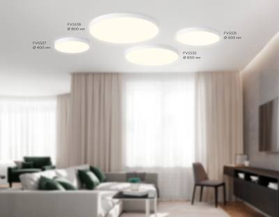 Светильник светодиодный потолочный FV5535 WH белый LED 90W 3000K D600*58 (Без ПДУ)