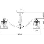 Потолочная люстра Arte Lamp TALITHA A4047PL-8CC, 8хE14